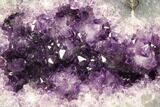 Purple Amethyst Geode - Uruguay #87415-1
